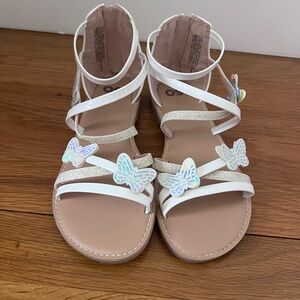 Girls Esther SO strappy butterfly sandals